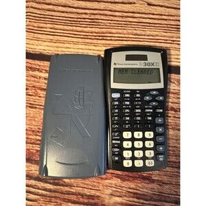 Texas Instruments TI-30X IIS Scientific Calculator With Cover - Working